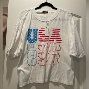 USA crop top